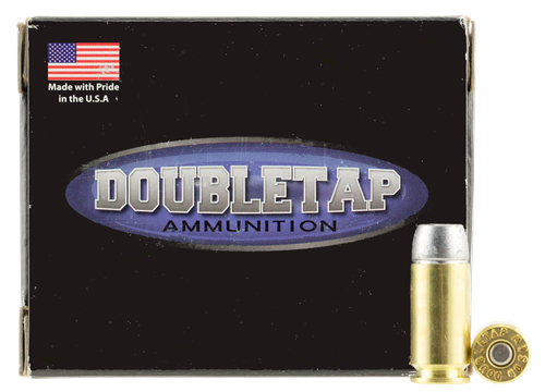 DoubleTap Hunter Self Defense Pistol Ammunition 40200HC, 40 S&W, Hard Cast Solid, 200  GR, 1050  fps, 20 Rd/bx