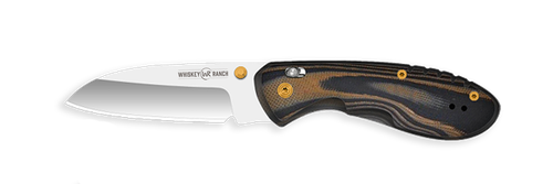 Whiskey Bent Knives Catch Pin Lock Knife, Chaps G-10 Handle (WB64-48)