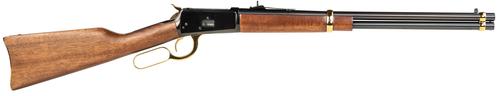 Rossi R92 Gold Lever Action Rifle 920442013GLD, 44 Rem Mag, 20", Hardwood Stock, Polished Black Finish,10 Rds