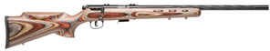 Savage Mark II Bolt Action Rifle 25735, 22 Long Rifle, 21 in, Laminated Stock, Matte Blue Finish