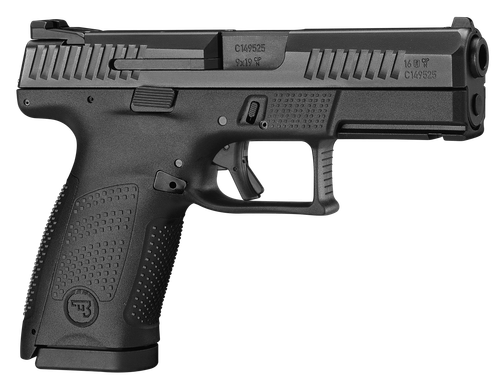 CZ-USA P10 C Pistol 91531, 9mm, 4", Polymer Grips, Black Finish, 15 Rds