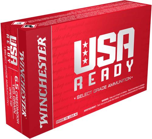 Winchester USA Ready Rifle Ammunition RED223, 223 Remington, Open Tip, 62 GR, 3065 fps, 20 Rd/bx