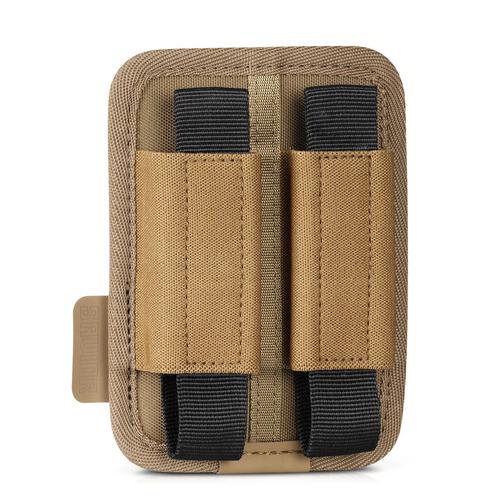 Savior Equipment Pistol Magazine Holder w/Hook Backing, Tan, 2 Slots (MP-TNS-PISX2-TN)