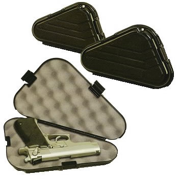 Plano Black Plastic Pistol Case 142300, 12 in