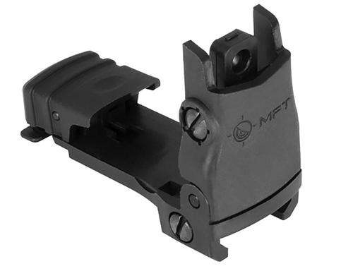 Mission First Tactical Universal Flip Up Rear Sight with Windage Adjustment, Black (BUPSWR)