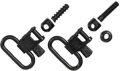 Uncle Mikes 1 in Black Quick Detach Sling Swivels For Remington Model 742 11812
