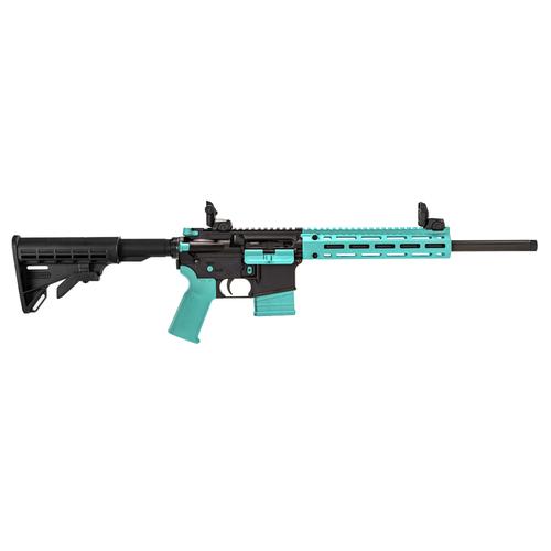 Tippmann Arms M4-22 LTE Accent, 22 LR, 16", 10 Rds, Black & Robins Egg Blue