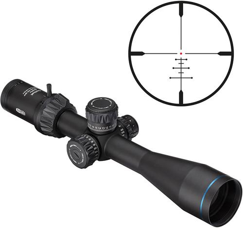 Meopta Optika6 SFP Rifle Scope 653667, 4.5-27x, 50mm Obj, 30mm Tube Diameter, Black, BDC 3 Reticle