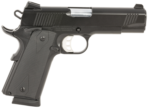 Tisas 1911 Carry B45 Pistol 10100119, 45 ACP, 4.25in, Black G10 Sunburst, Dark Gray Cerakote Finish, 8 Rds