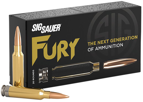 Sig Fury Rifle Ammunition H277SFOTM15520, 277 Sig Fury, OTM, 150 gr, 3000 fps, 20 Rd/Bx
