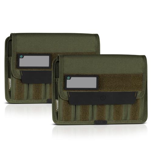 Savior Equipment Mag Buddy Pistol Magazine Pouch, OD Green, 2 Pack (MP-FD-PISX5-2P-OG)
