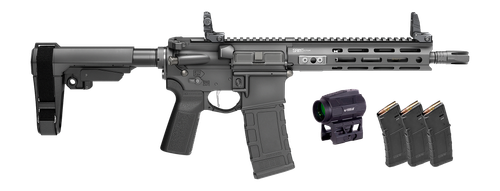 Springfield Saint Victor V2 Gear-Up Package Pistol, 300 BLK, 9.5", SB Tactical SBA3 Brace, w/Viridan Venta Green Dot, 30 Rds