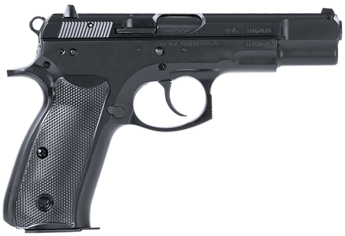 CZ 75-BD Semi-Auto Pistol w/Decocker 91130, 9mm, 4.7", Black Grip, Black Finish, 16 Rd