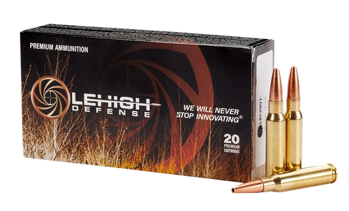 Wilson Combat Rifle Ammunition LA308152CC, 308 Win, Lehigh Defense Controlled Chaos, 152 gr, 2800 fps, 20 Rd/Bx