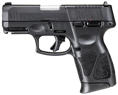 Taurus G3C Optics Ready Optic Ready Pistol 1-G3CP931-MA, 9mm, 3.2in, Black Polymer Grips, 10 Rds