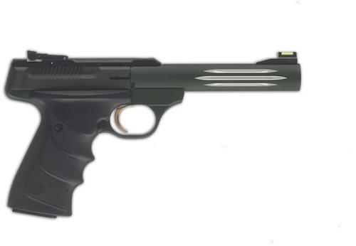 Browning Buck Mark Lite Green Pistol 051459490, 22 LR, 5.5 in, URX Ambidextrous Grips, Matte Green