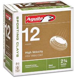 Aguila High Velocity Competition Shotshells 1CHB1286, 12 Gauge, 1 oz, 1325 fps, #8 Shot, 25 Rds/Bx