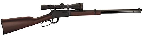 Henry Octagon Barrel Lever Action Rimfire Rifle H001TM, 22 Magnum (WMR), 20" Octagon, Walnut Stock, Blue Finish, 11 Rds