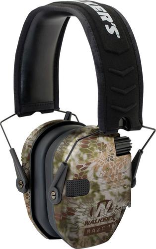 Walker Game Ear Razor Slim Electronic Shooter Folding Muff Kryptek (GWPRSEMKPT)