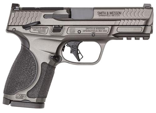 Smith and Wesson M&P M2.0 Pistol 14104, 9mm Luger, 4in, Textured, Tungsten Gray Cerakote Finish, 10 Rds