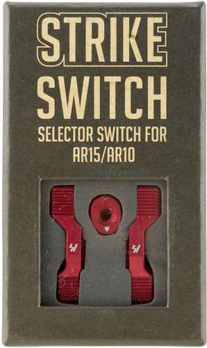 Strike Industries AR Strike Switch Steel/Aluminum Red (SIARSSSRED)