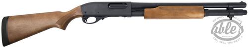 Remington 870 Home Defense Pump Shotgun R81197, 12 Gauge, 18.5", 3" Chmbr, Satin Hardwood Stock, 6 Rds