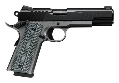 Savage 1911 Government Pistol 67206, 9mm Luger, 5in, Black/Gray VZ Grips, Stainless Finish, 10 Rds