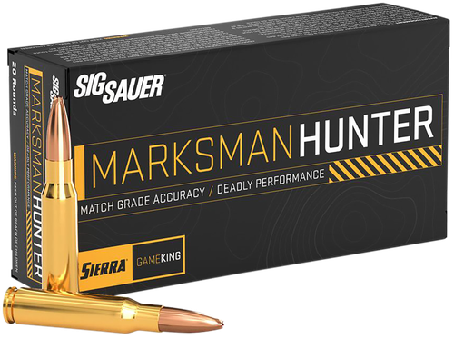 Sig Marksman Hunter Rifle Ammunition E3006GK16520, 30-06 Springfield, 165 gr, 20 Rd/Bx