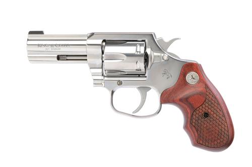 Colt King Cobra Revolver KCOBRA-SB3BB-TLS, 357 Magnum, 3in, Snake Scale Walnut Grips, 6 Rds