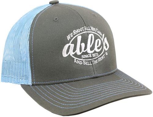Able's Mesh Cap Charcoal, Col. Blue  (ACCCB)