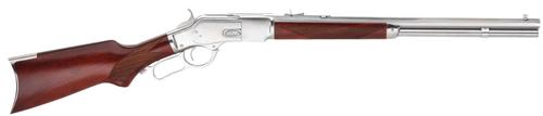 Taylors 1873 Lever Action Rifle 550232, 45 Colt (LC), 20", Walnut Pistol Grip Stock, Silver Finish, 10 Rds