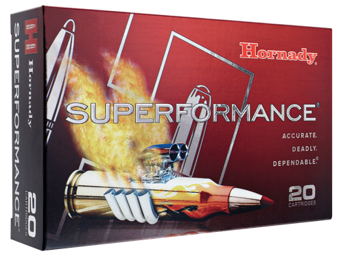 Hornady Superformance Rifle Ammunition 81496, 6.5 Creedmoor, SST, 129 GR, 2950 fps, 20 Rd/bx