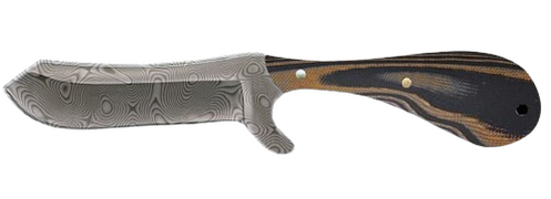 Whiskey Bent Knives Bullcutter Knife, Chaps G-10 Handle