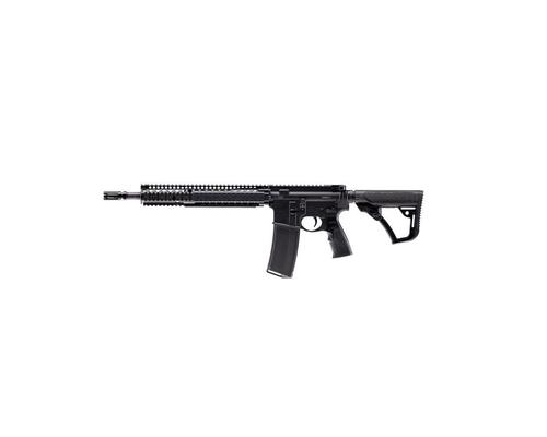 Daniel Defense M4A1 RII Rifle, 5.56 NATO, 14.5" (w/Pinned Flash Hider), DDM4 Stock, Black RIS II Rail, 32 Rds