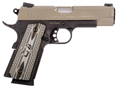 Taurus 1911 Commander SAO Pistol 1191101COMSVZ, 45 ACP, 4.20", Sand VZ Operator II Grips, 8 Rds