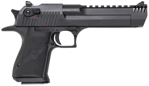 Magnum Research Desert Eagle Mark XIX Pistol DE357IMB, 357 Mag, 6", Black Synthetic Grips, Black Finish, 9 Rds