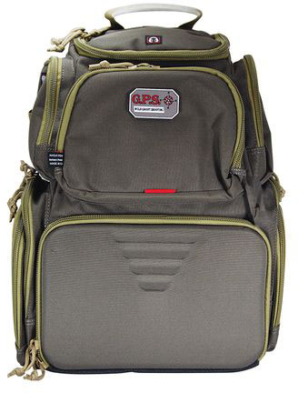 GPS Pistolero Range Backpack, Green/Khaki (1712BPRK)