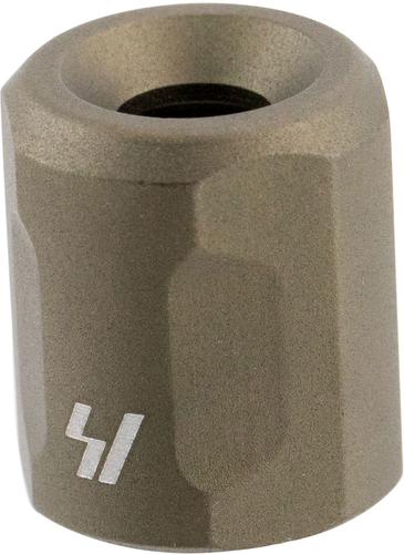 Strike Industries AR Barrel Thread Protector .5x28 tpi Aluminum FDE (SIBCTPFDE)