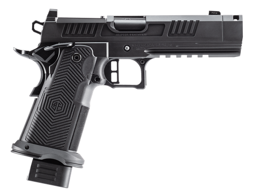 Alpha Foxtrot AF1911 Romulus Optic Ready Pistol, 9mm, 4.25in, Polymer Grips, Black DLC Finish, 10 Rds