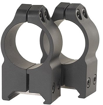 Warne Maxima Scope Rings 202M, Maxima/Magnum Permanent, High, 1", Matte
