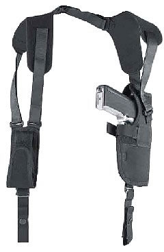 Uncle Mikes Black Vertical Shoulder Holster System (75021)