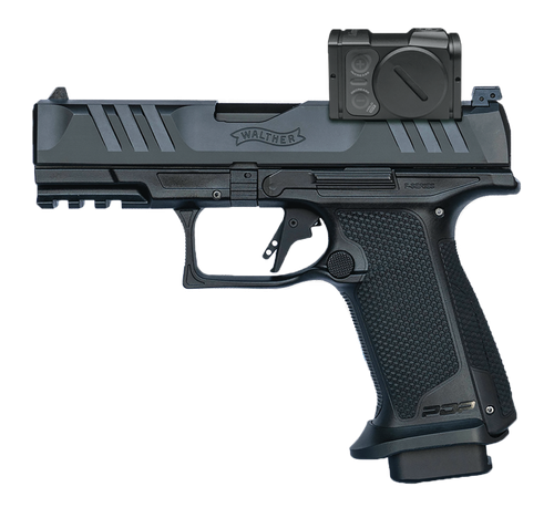 Walther PDP F-Series Pro Pistol 4797057, 9mm, 4", Interchangeable Backstrap, Black Finish, w/Aimpoint ACRO, 18 Rds