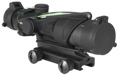 Trijicon ACOG Rifle Scope TA31RCOM150CPG, 4x, 32mm, Tube Dia, Black, Green Dual Illuminatred Chevron Reticle