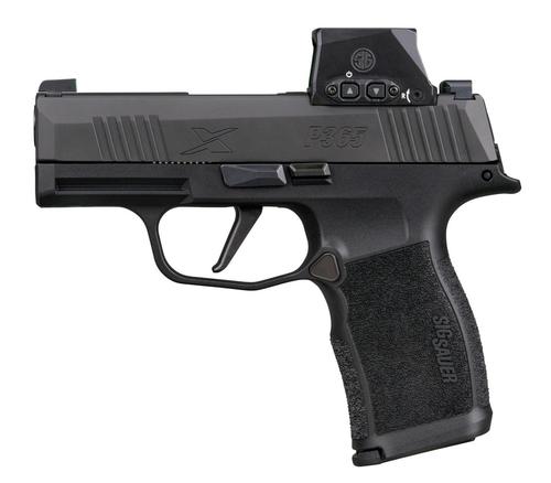 Sigarms P365X ROMEO-X Pistol 365X-9-BXR3-RXSL, 9mm, 3.1in, Black Polymer Grip, 12 Rds