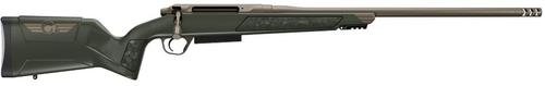Christensen Arms Evoke Bolt Action Rifle, 30-06 Springfield, 22" Threaded, Gray w/ Bronze Hybrid Hunter Stock, 4 Rds
