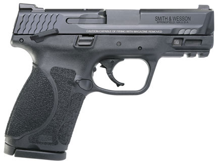 Smith & Wesson M&P 9C M2.0 Semi-Auto Pistol 11694, 9mm, 3.5 in, Black Synthetic Grip, Black Finish, 12 Rd, Thumb Safety