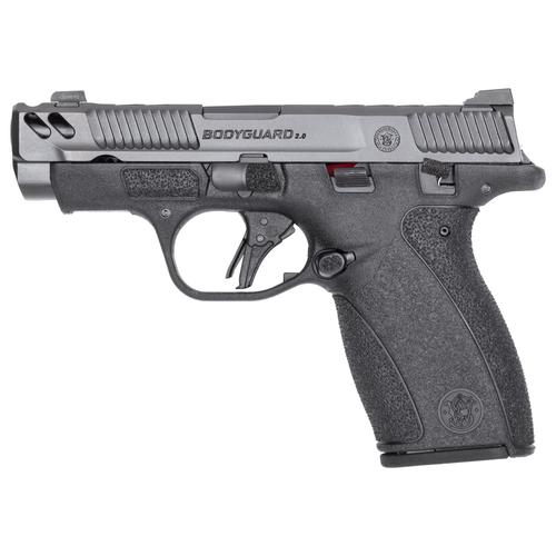 Smith and Wesson M&P Bodyguard 380 2.0 CC Pistol 14417, 380 ACP, 3.1in, Black Polymer Grips, w/Safety, 12 Rds