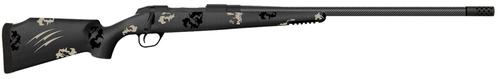 Fierce Carbon Rage Bolt Action Rifle LRZ5FCRG7PRC22BU, 7mm PRC, 22", Monte Carlo Stock, Black Cerakote Urban Camo, 3 Rds