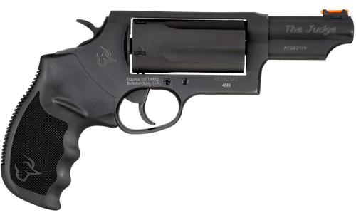 Taurus Judge Magnum Revolver 2441031MAG, 45 Long Colt/ 410 GA, 3", Black Ribber Grips, Blue Finish, 5 Rds