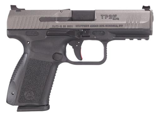 Century TP9 SF Elite Pistol HG4870TN, 9mm Luger, 4.19in, Textured Grips, Black Finish, 10 Rds